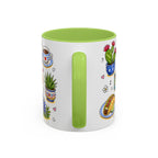 Austin Illustrated Travel Mug | City Souvenir Accent Coffee Mug | 11oz 15oz Ceramic Cup