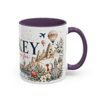 Turkey Home Country Mug | Moving Away Gift | Long Distance Friendship | 11 oz 15 oz Accent Mug
