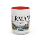 Germany Home Country Mug | Moving Away Gift | Long Distance Friendship | 11 oz 15 oz Accent Mug