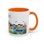 Guernsey Coffee Mug | Travel Souvenir Accent Mug | Country Gift Ceramic Cup 11oz 15oz