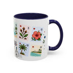 Zanzibar City Coffee Mug | Postage Stamp Collage Mug | Travel Souvenir Accent Cup 11oz 15oz