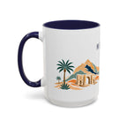 Mecca Coffee Mug | Saudi Arabia Travel Souvenir | Porcelain Decal City Gift | 11oz 15oz Accent Mug