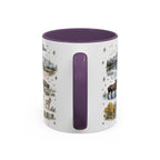Grand Teton Coffee Mug | National Park Hiking Wyoming Gift | Accent Color Ceramic 11oz 15oz