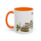 Budapest Coffee Mug | Hungary Travel Souvenir | Porcelain Decal City Gift | 11oz 15oz Accent Mug