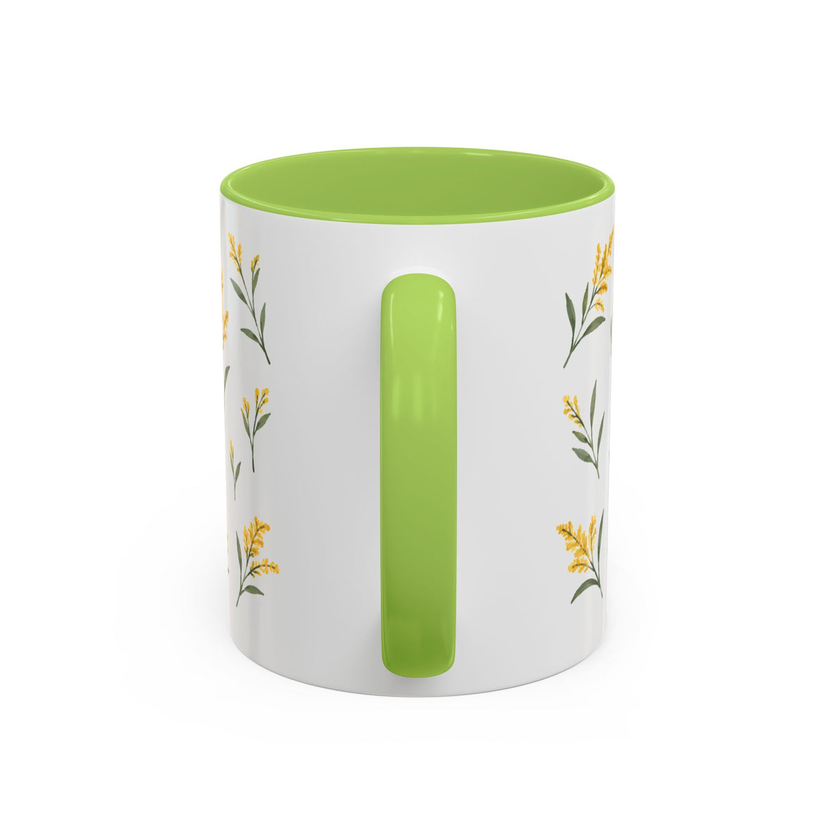 Nebraska Goldenrod Mug, State Flower Floral Coffee Cup, 11oz Botanical Gift