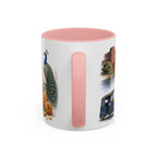 Agra Coffee Mug | India Travel Souvenir | Vintage Illustrated City Gift | 11 oz 15 oz Accent Mug