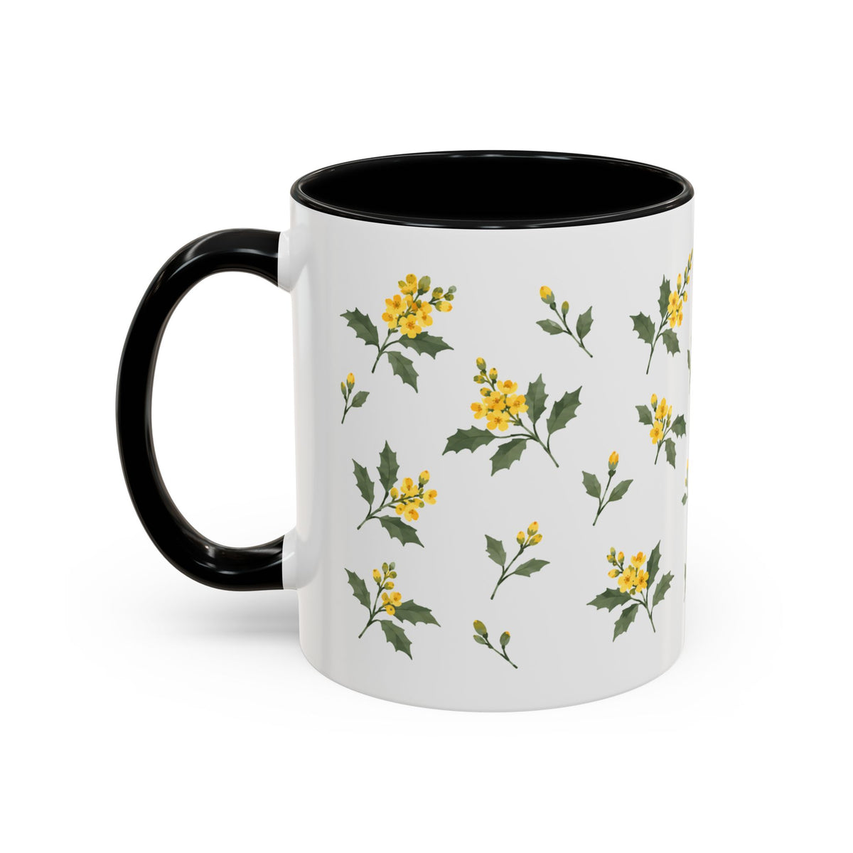Oregon Oregon Grape Mug, State Flower Floral Coffee Cup, 11oz Botanical Gift