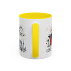 Beijing Coffee Mug | China Souvenir Travel Gift | Accent Color Ceramic 11oz 15oz