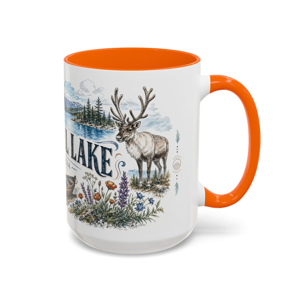 Khuvsgul Lake Mug, Mongolia Travel Souvenir, Bucket List Gift, Accent Ceramic Coffee Mug 11oz 15oz
