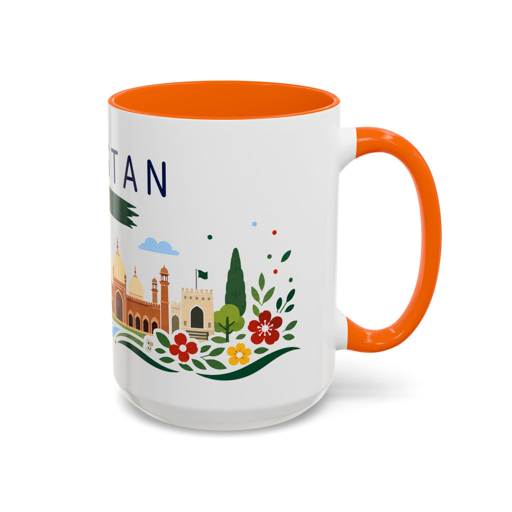 Pakistan Coffee Mug | Travel Souvenir Accent Mug | Country Gift Ceramic Cup 11oz 15oz