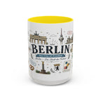 Berlin Coffee Mug | Germany Souvenir Travel Gift | Accent Color Ceramic 11oz 15oz
