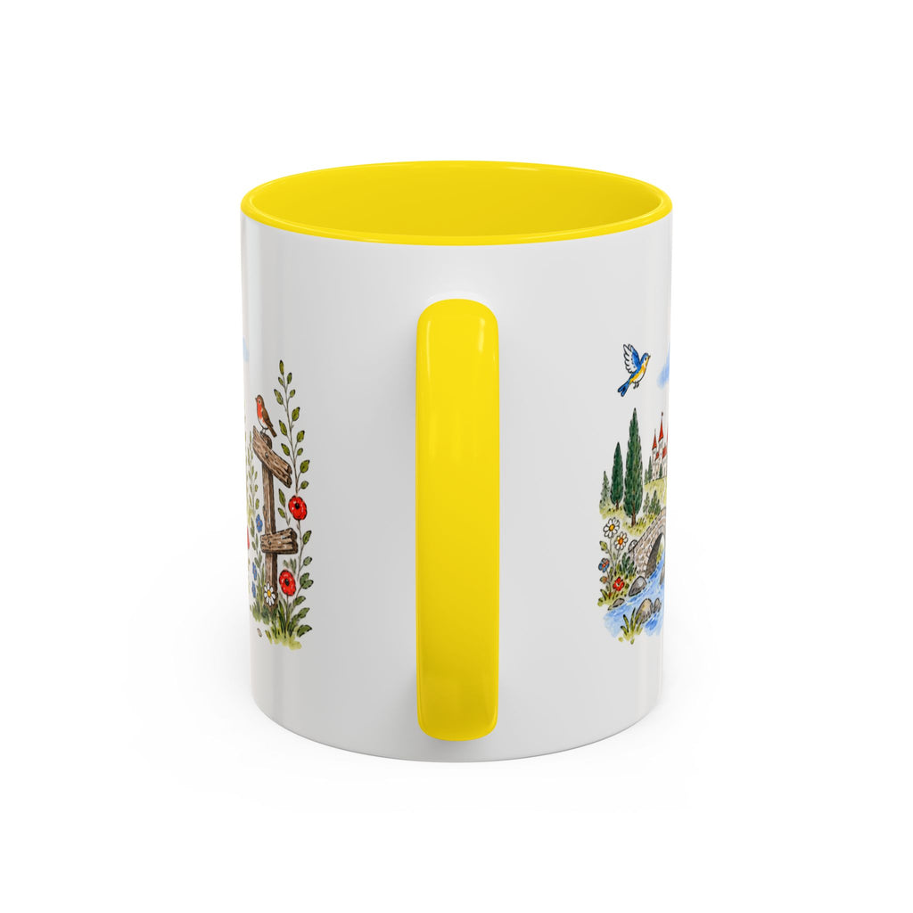 The Golden Bird Mug | Storybook Fairy Tale Accent Coffee Mug | EveryLegend