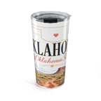 Oklahoma State Flower 20oz Tumbler | Oklahoma Rose Botanical State Flower Gift | Insulated Stainless Steel Travel Cup