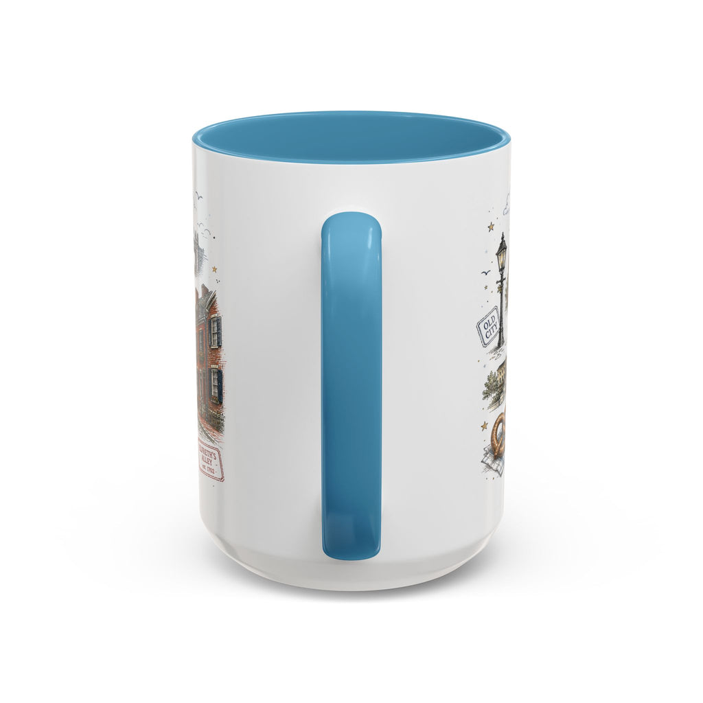 Philadelphia Coffee Mug | Pennsylvania Souvenir City Gift | Accent Color Ceramic 11oz 15oz