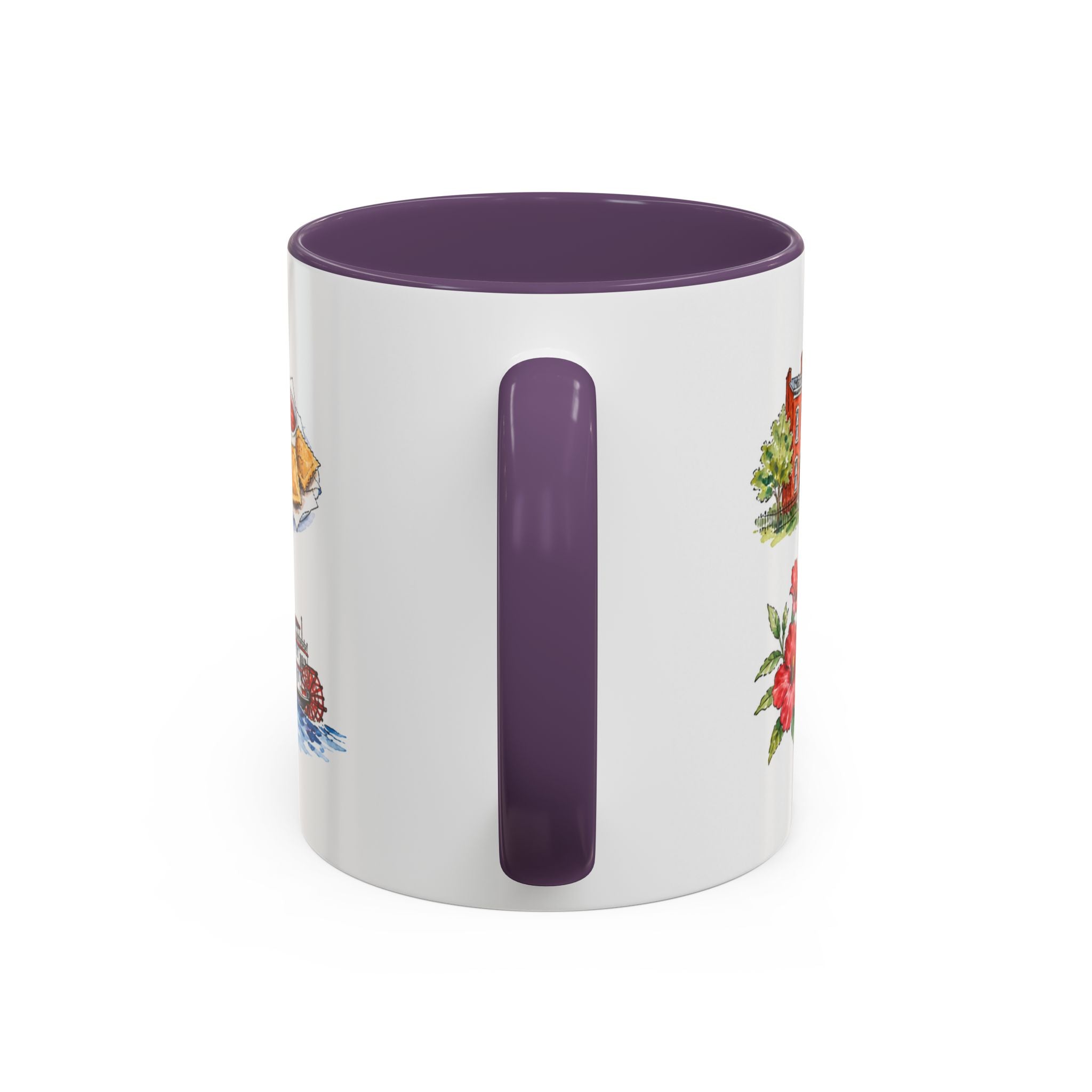 St. Louis Illustrated Travel Mug | City Souvenir Accent Coffee Mug | 11oz 15oz Ceramic Cup