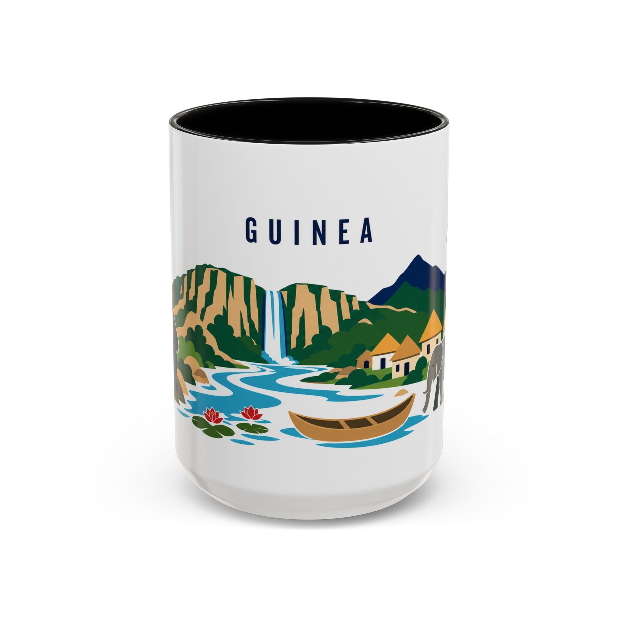 Guinea Coffee Mug | Travel Souvenir Accent Mug | Country Gift Ceramic Cup 11oz 15oz
