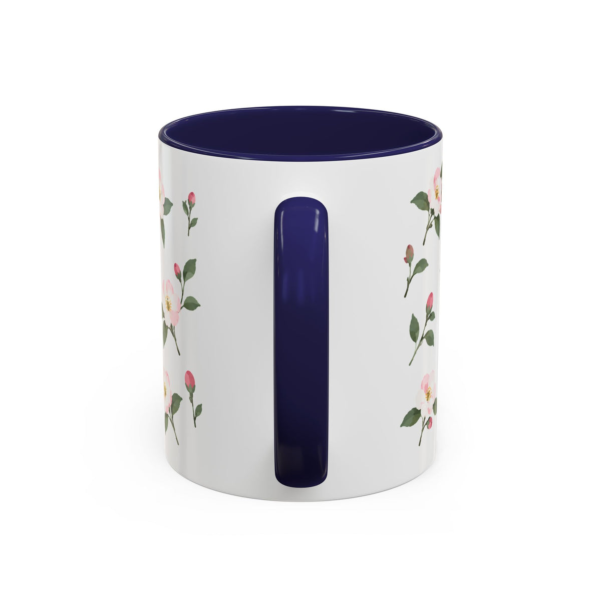 Michigan Apple Blossom Mug, State Flower Floral Coffee Cup, 11oz Botanical Gift