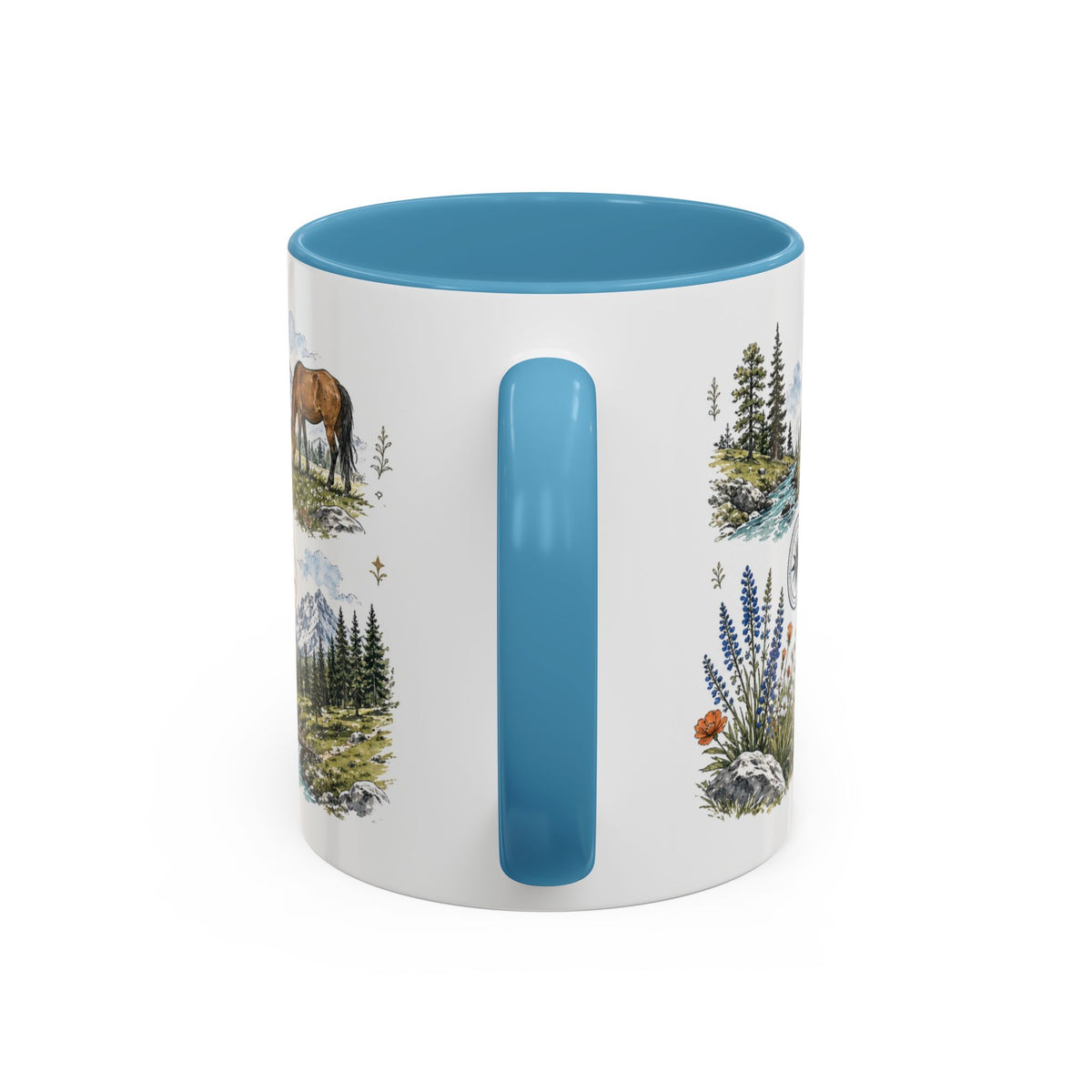 Fairy Meadows Mug, Pakistan Travel Souvenir, Bucket List Gift, Accent Ceramic Coffee Mug 11oz 15oz