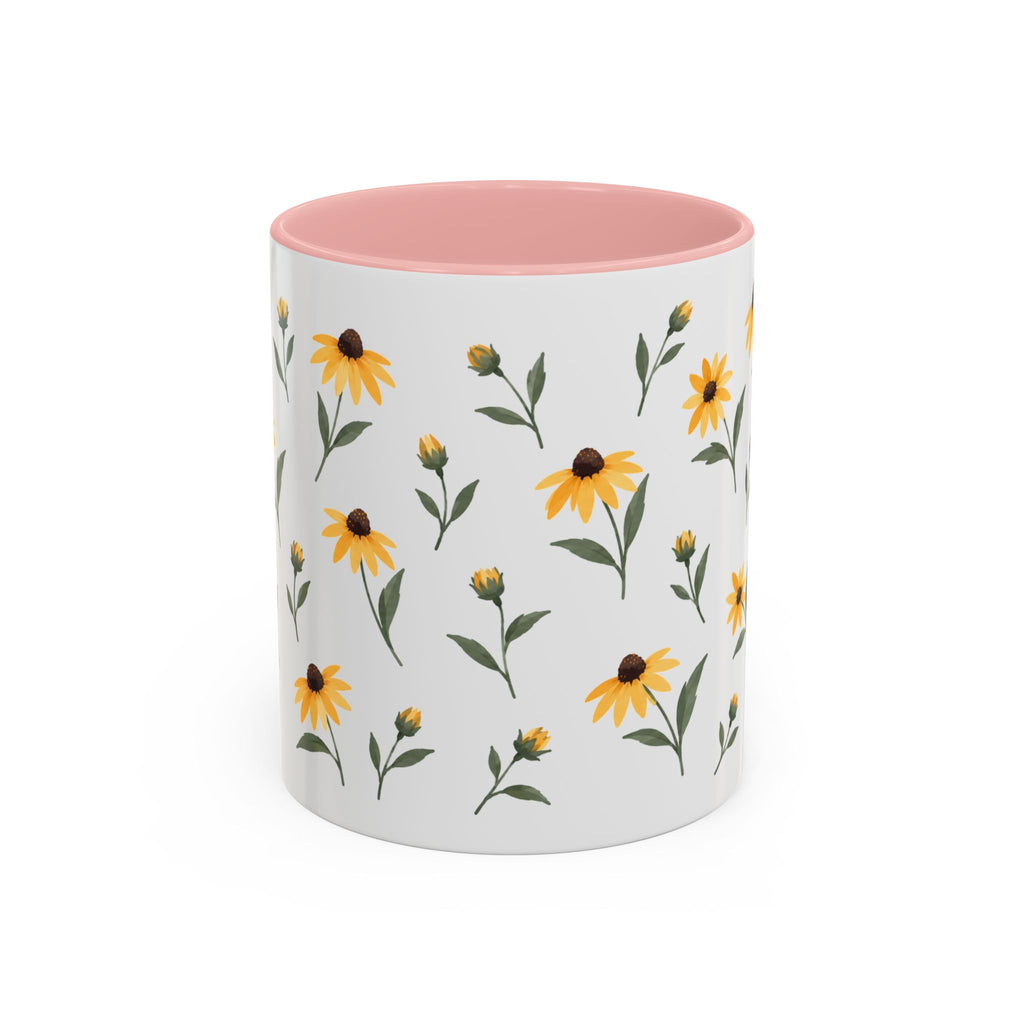 Maryland Black-eyed Susan Mug, State Flower Floral Coffee Cup, 11oz Botanical Gift