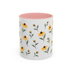 Maryland Black-eyed Susan Mug, State Flower Floral Coffee Cup, 11oz Botanical Gift