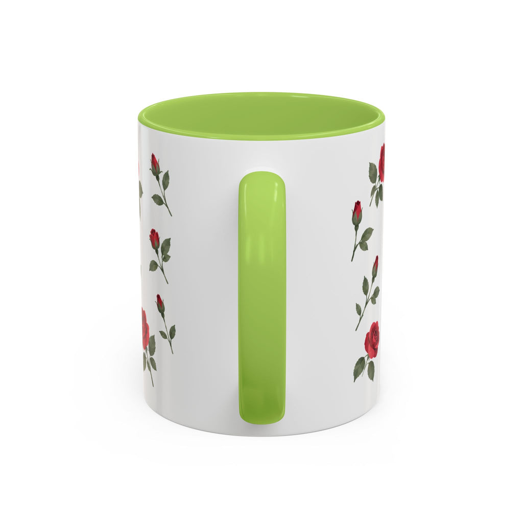 Oklahoma Oklahoma Rose Mug, State Flower Floral Coffee Cup, 11oz Botanical Gift