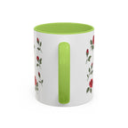 Oklahoma Oklahoma Rose Mug, State Flower Floral Coffee Cup, 11oz Botanical Gift
