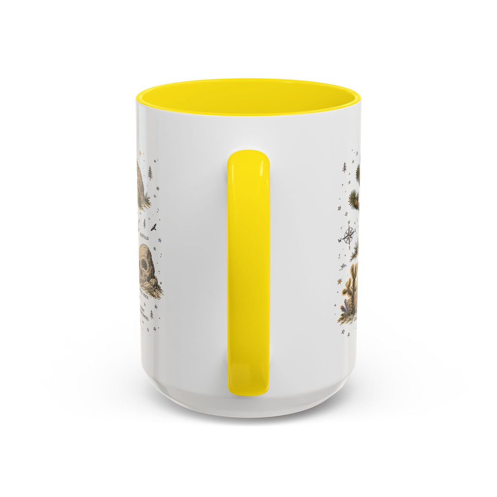 Joshua Tree Coffee Mug | National Park Desert Camping Gift | Accent Color Ceramic 11oz 15oz