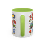 Hong Kong Illustrated Travel Mug | City Souvenir Accent Coffee Mug | 11oz 15oz Ceramic Cup