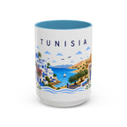 Tunisia Coffee Mug | Travel Souvenir Accent Mug | Place Gift Ceramic Cup 11oz 15oz