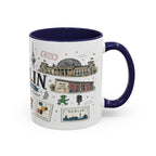 Berlin Coffee Mug | Germany Souvenir Travel Gift | Accent Color Ceramic 11oz 15oz