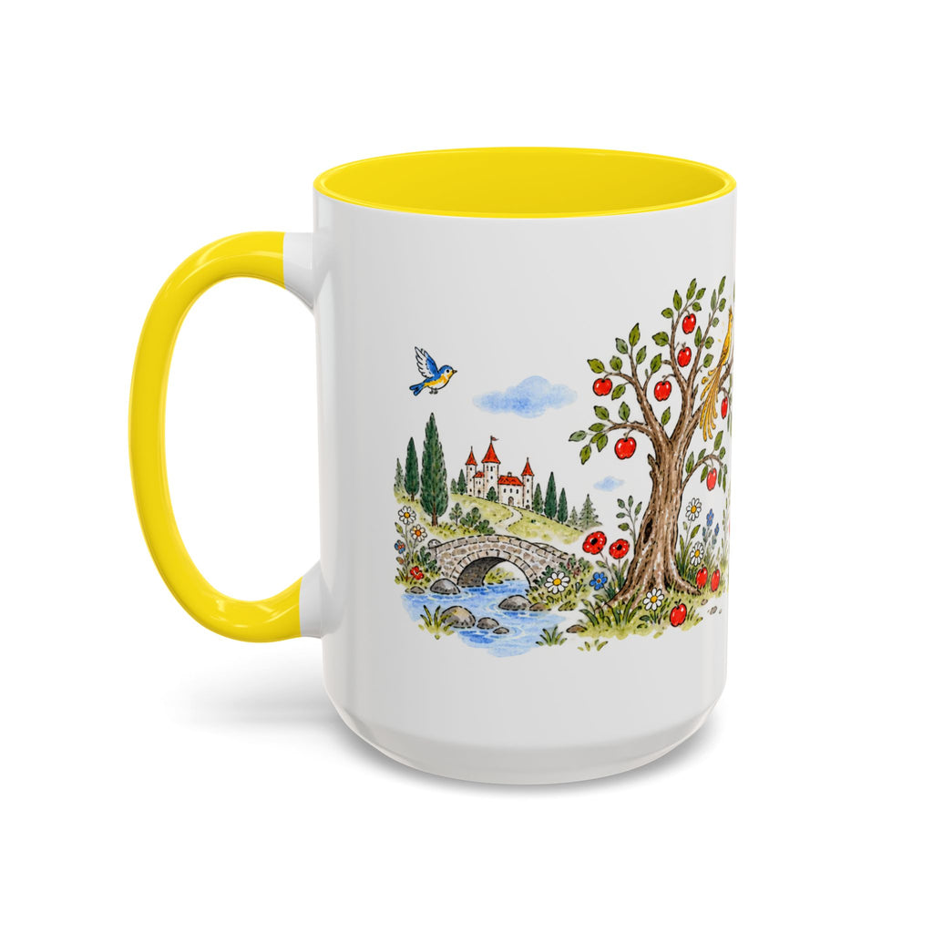 The Golden Bird Mug | Storybook Fairy Tale Accent Coffee Mug | EveryLegend