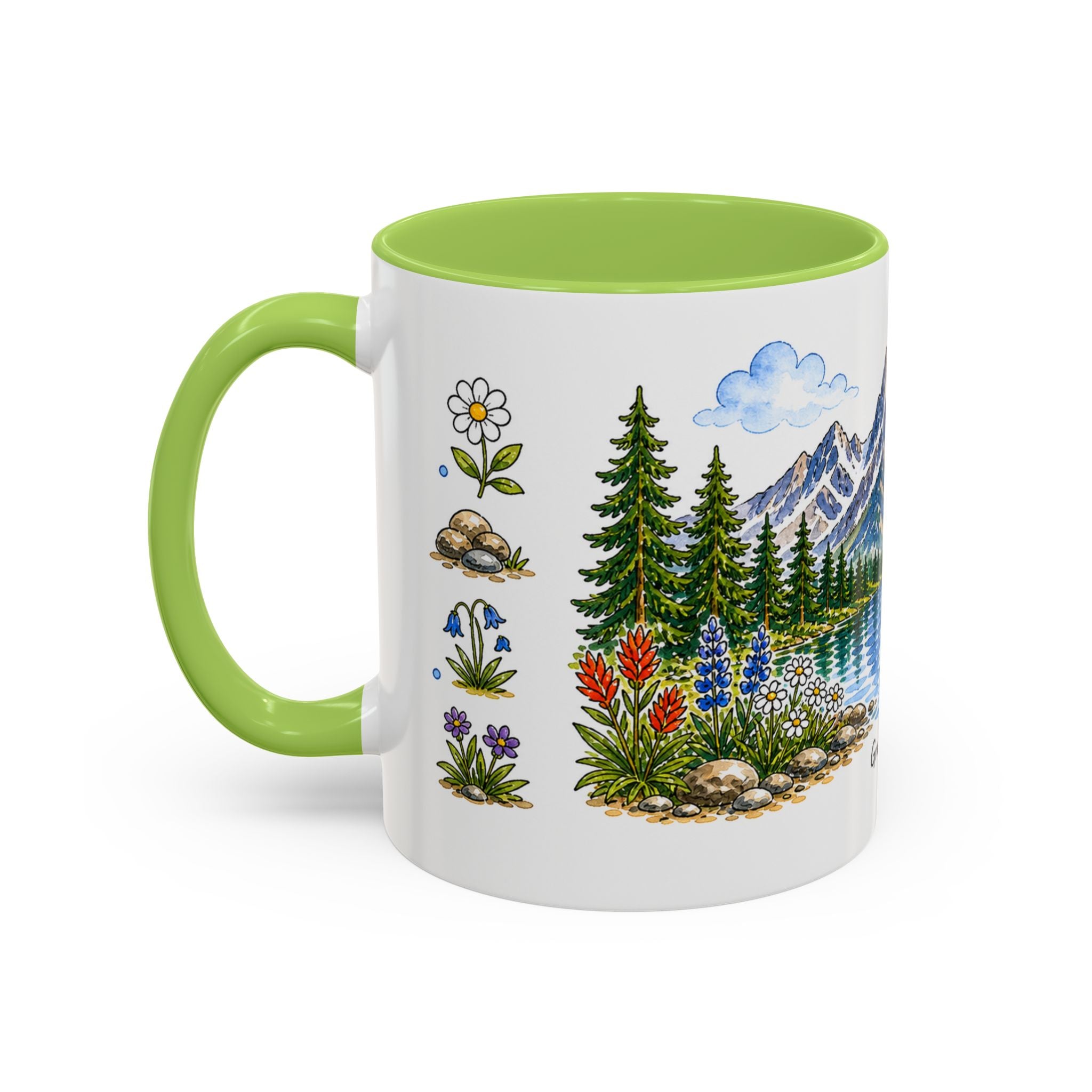 Grand Teton National Park Mug | US Travel Souvenir Accent Coffee Mug | 11oz 15oz Ceramic Cup