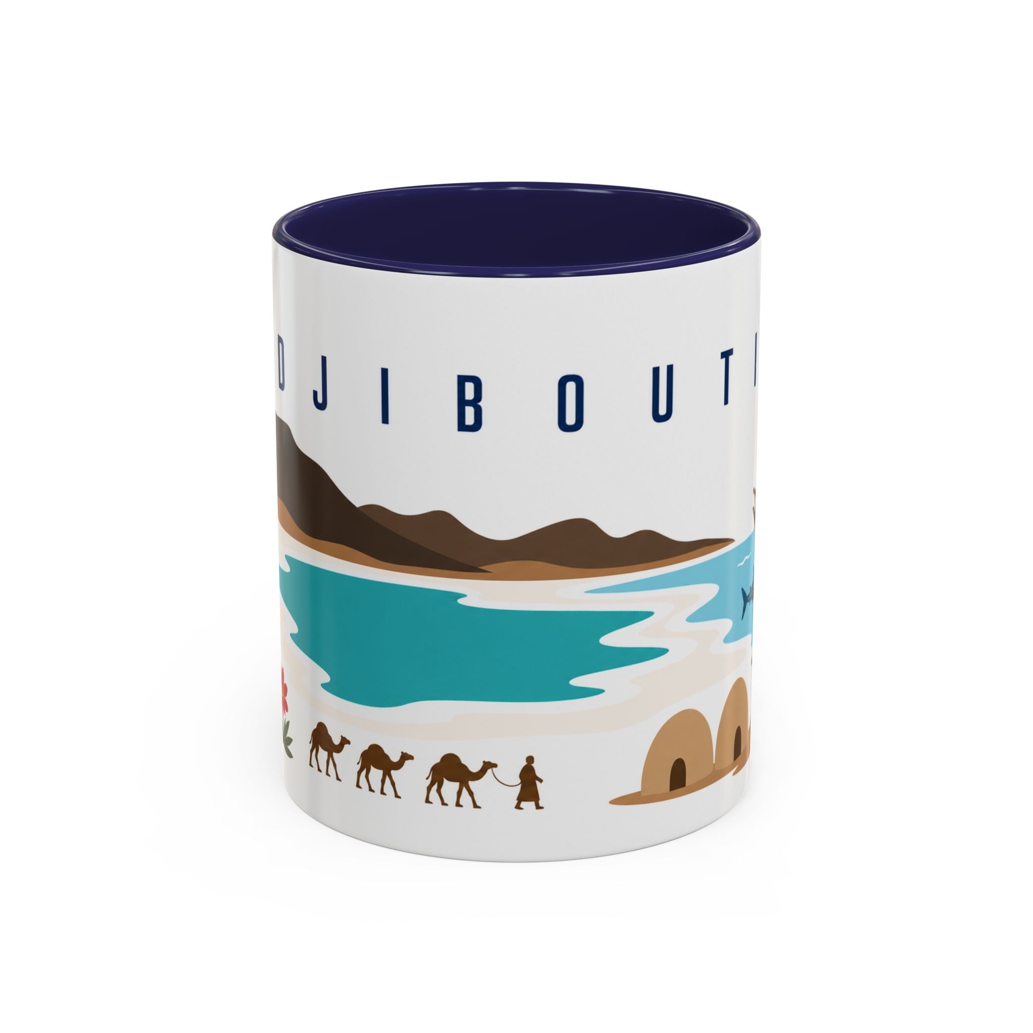 Djibouti Coffee Mug | Travel Souvenir Accent Mug | Country Gift Ceramic Cup 11oz 15oz