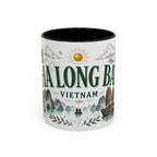Ha Long Bay Coffee Mug | Travel Destination Souvenir Gift | Accent Color Ceramic 11oz 15oz