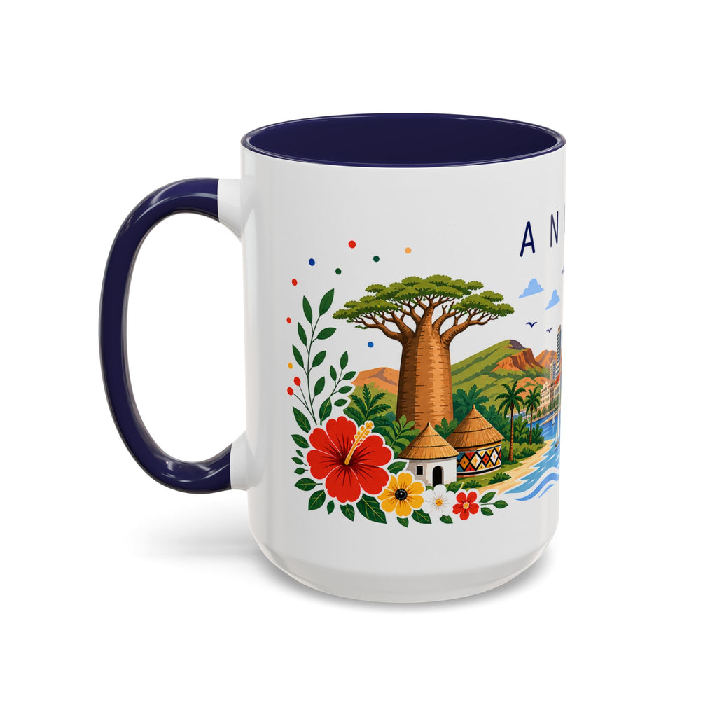 Angola Coffee Mug | Travel Souvenir Accent Mug | Place Gift Ceramic Cup 11oz 15oz