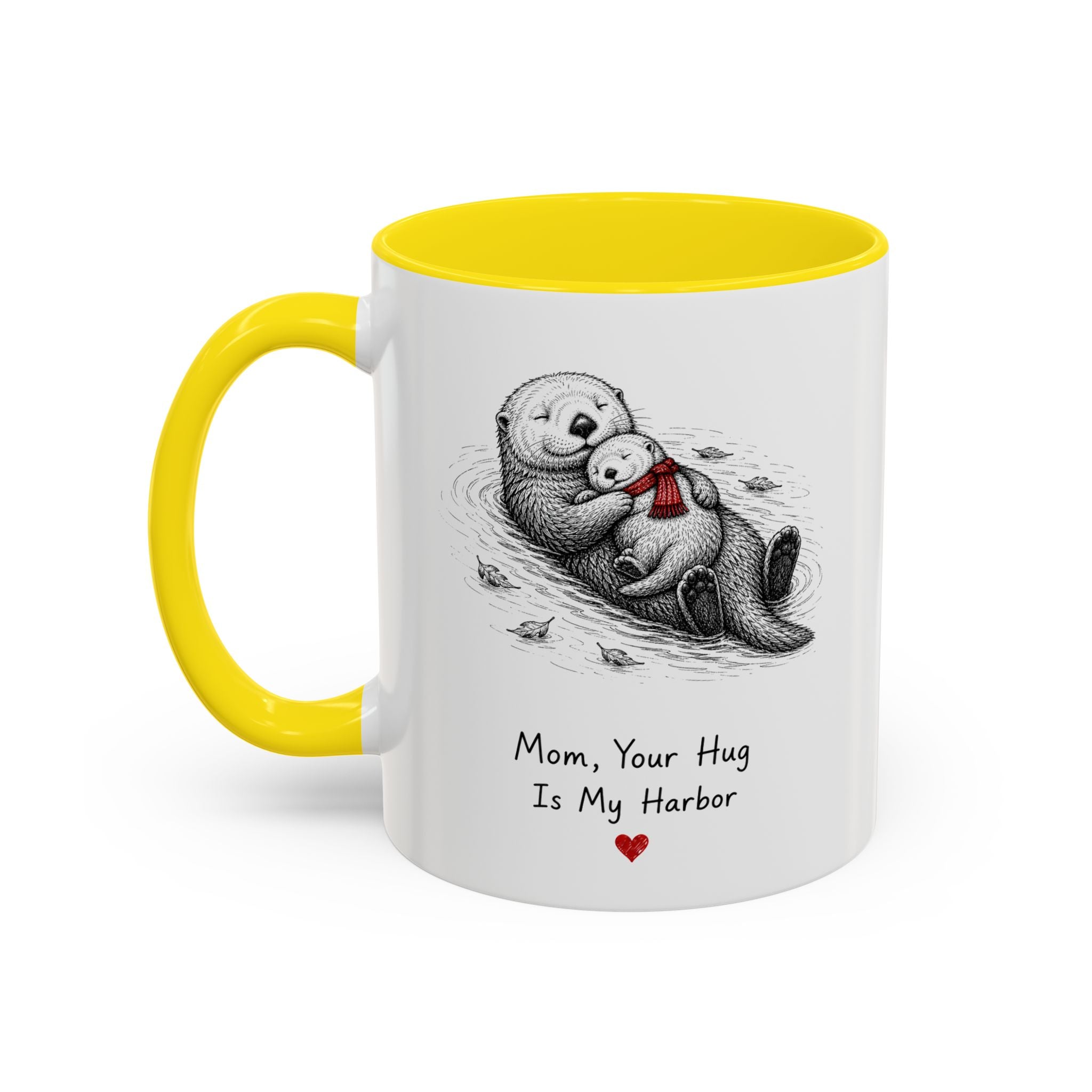 Otter Mom Coffee Mug | Safe Harbor Hug | Mother's Day Gift