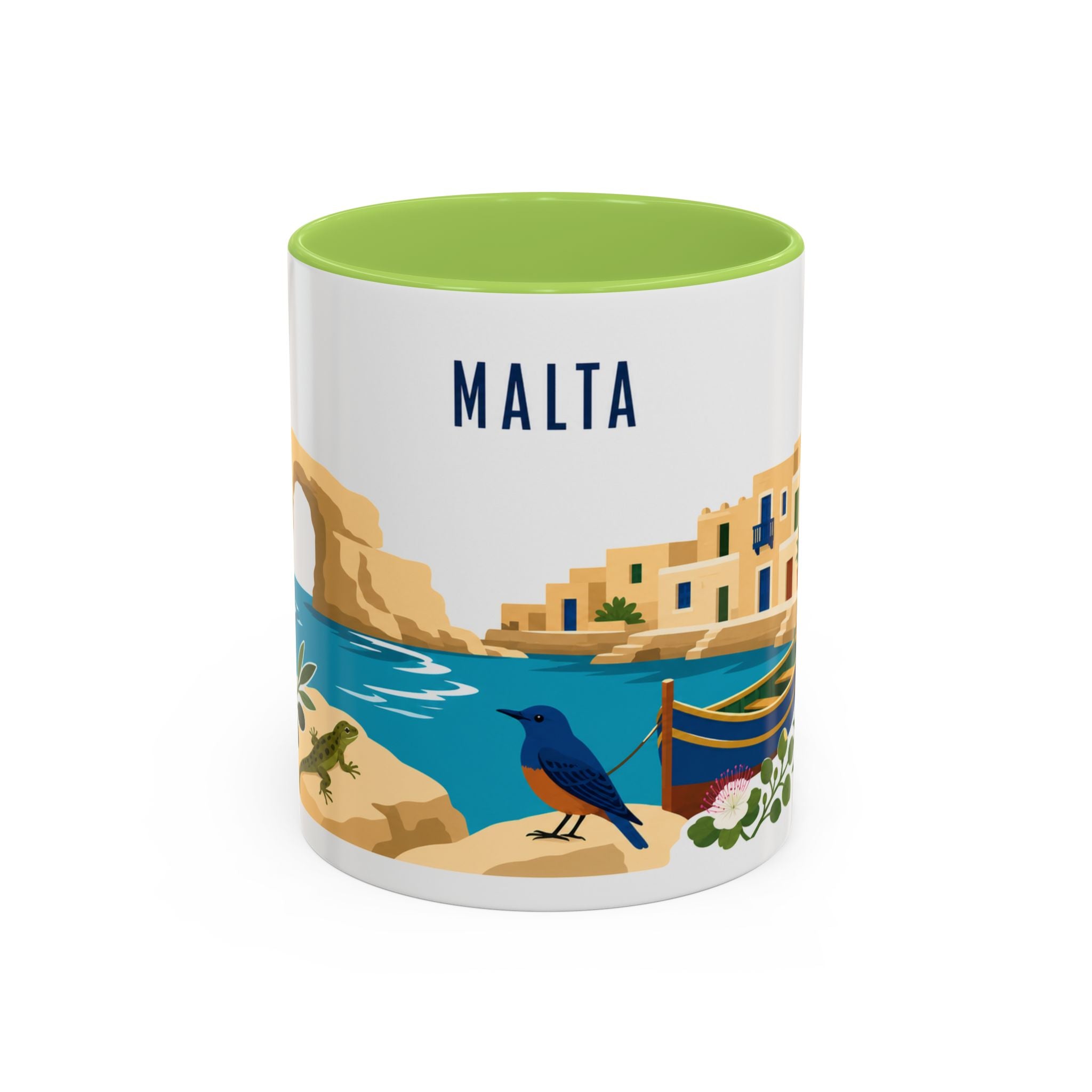 Malta Coffee Mug | Travel Souvenir Accent Mug | Country Gift Ceramic Cup 11oz 15oz