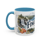 Finger Lakes Mug, New York Travel Souvenir, Bucket List Gift, Accent Ceramic Coffee Mug 11oz 15oz