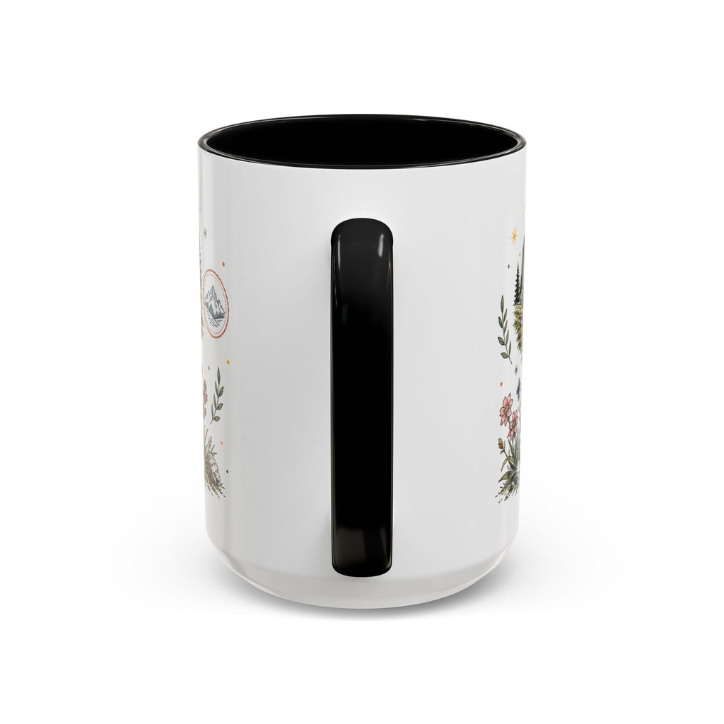 Dolomites Coffee Mug | Travel Destination Souvenir Gift | Accent Color Ceramic 11oz 15oz