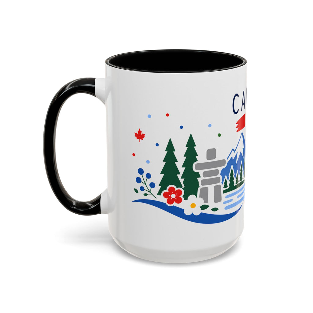 Canada Coffee Mug | Travel Souvenir Accent Mug | Country Gift Ceramic Cup 11oz 15oz
