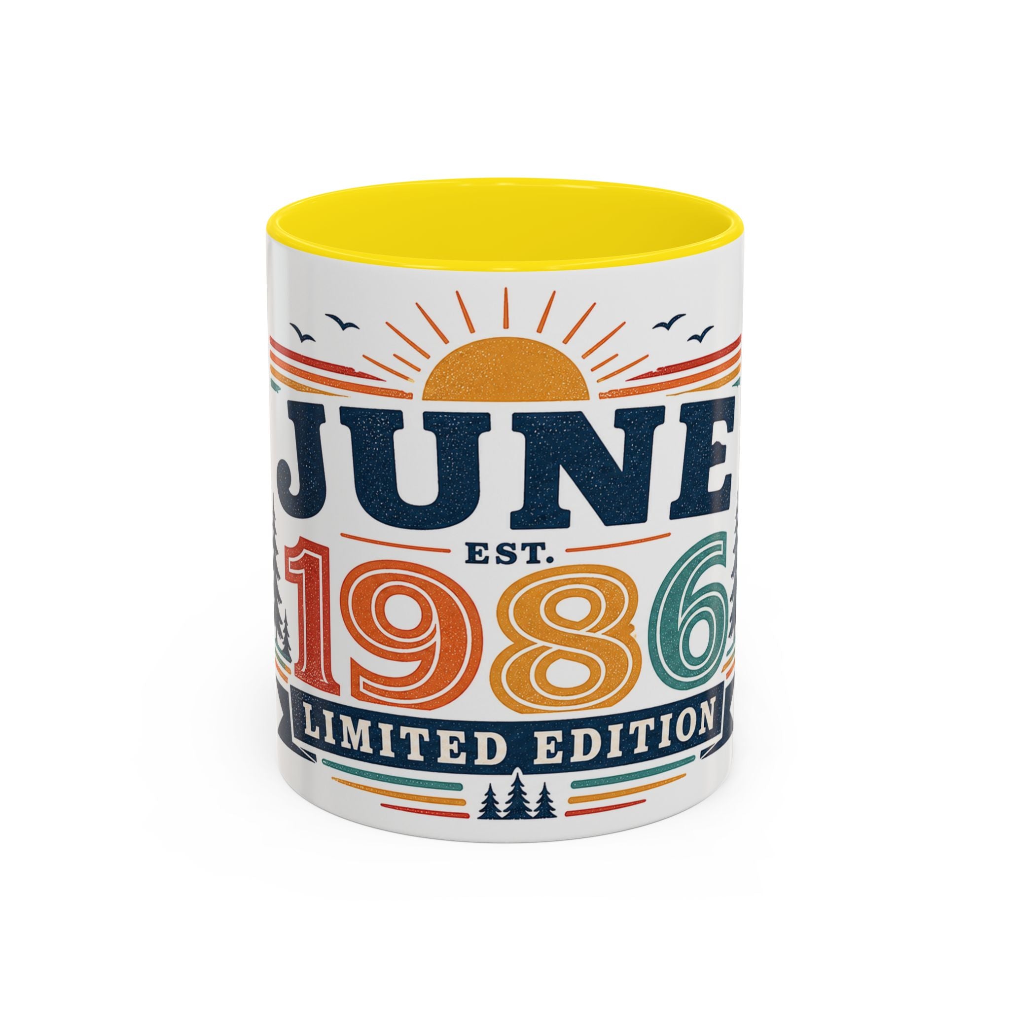 Custom Retro Birthday Mug | Personalized Month Year Gift (11oz 15oz)