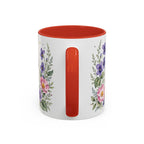 Rhode Island State Map Mug | Botanical Seaside Accent Cup (11oz or 15oz)