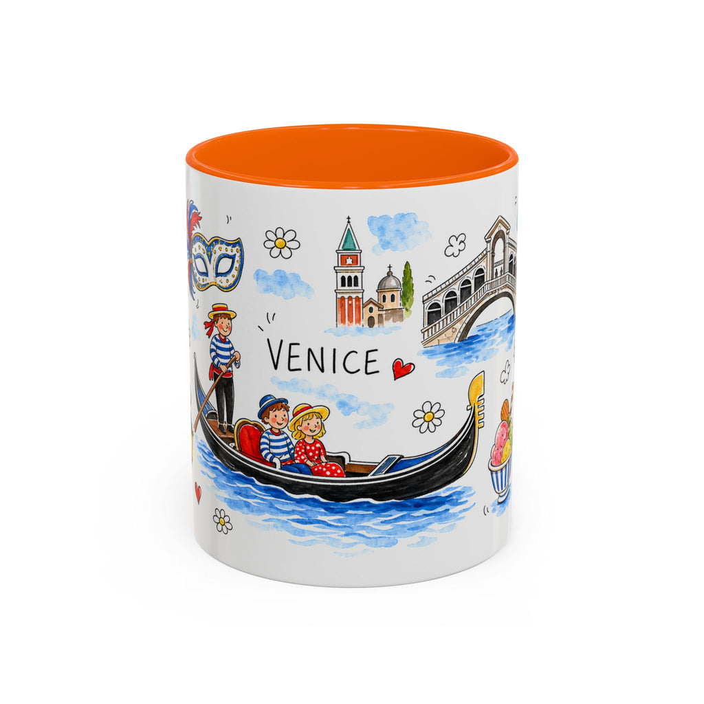 Venice Travel Mug | European City Souvenir Accent Coffee Mug | 11oz 15oz Ceramic Cup
