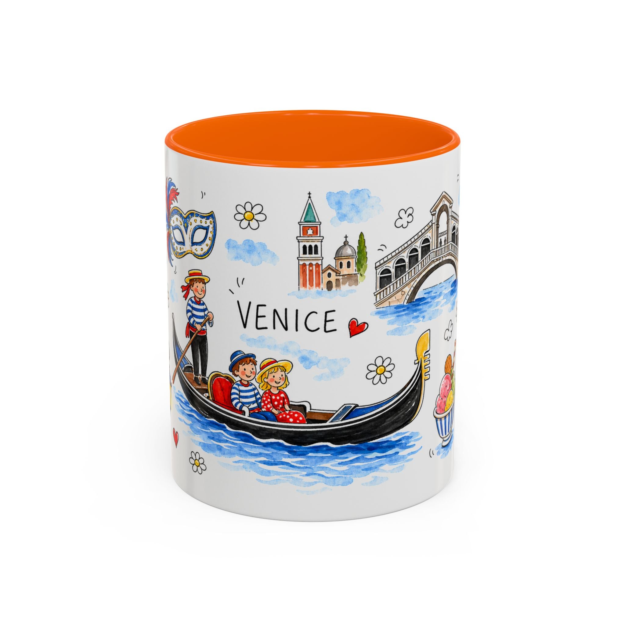 Venice Travel Mug | European City Souvenir Accent Coffee Mug | 11oz 15oz Ceramic Cup