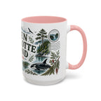 Queen Charlotte Sound Coffee Mug | Travel Destination Souvenir Gift | Accent Color Ceramic 11oz 15oz