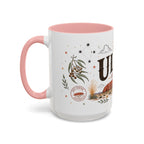 Uluru Coffee Mug | Travel Destination Souvenir Gift | Accent Color Ceramic 11oz 15oz