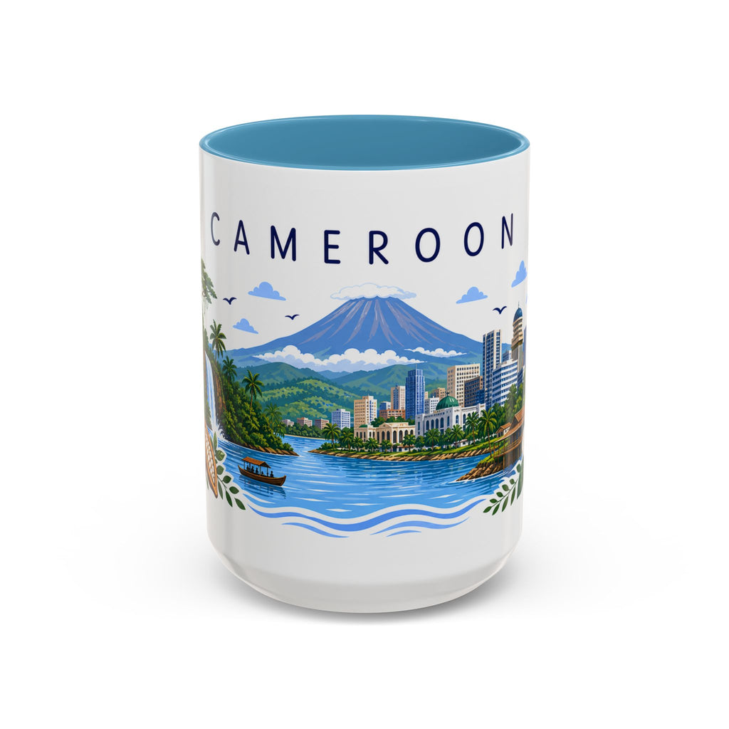 Cameroon Coffee Mug | Travel Souvenir Accent Mug | Place Gift Ceramic Cup 11oz 15oz