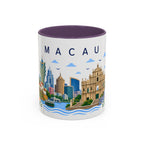 Macau Coffee Mug | Travel Souvenir Accent Mug | Place Gift Ceramic Cup 11oz 15oz