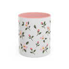 Arkansas Apple Blossom Mug, State Flower Floral Coffee Cup, 11oz Botanical Gift