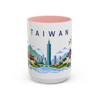 Taiwan Coffee Mug | Travel Souvenir Accent Mug | Place Gift Ceramic Cup 11oz 15oz
